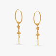 Lovely Rajkot Bali Hoop Earrings,,hi-res image number null