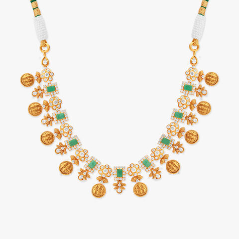 Divine Medallion Gold Necklace