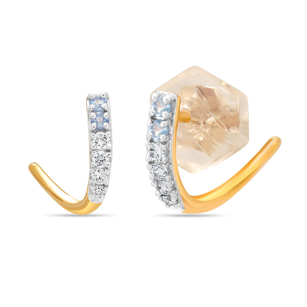 Tanishq topaz earrings online