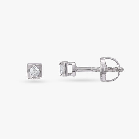 Glacier Glow Diamond Stud Earrings