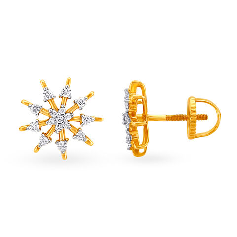 Attractive Diamond Stud Earrings