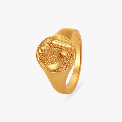 Gajakesari Coin Ring