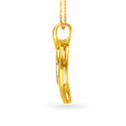 Double Oval Gold and Diamond Pendant,,hi-res image number null
