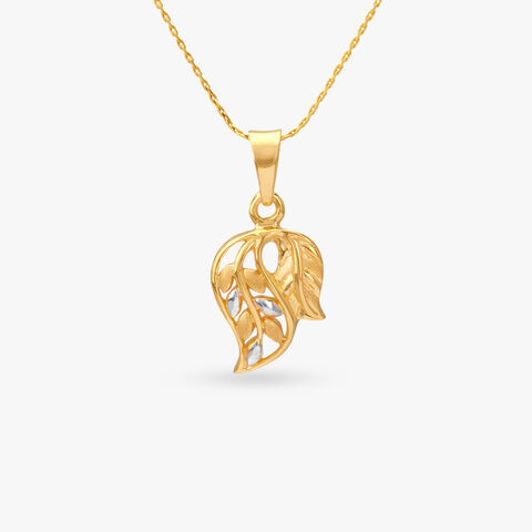 Ethereal Charm Gold Pendant