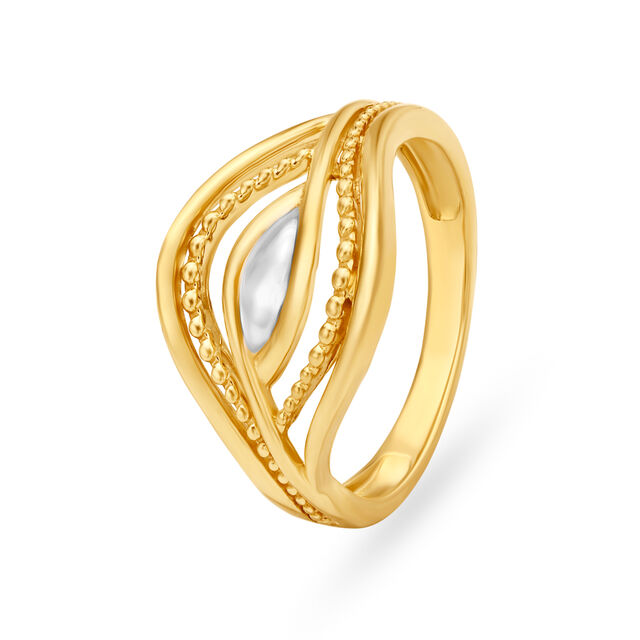 Charming Eye Inspired Gold Ring,,hi-res image number null