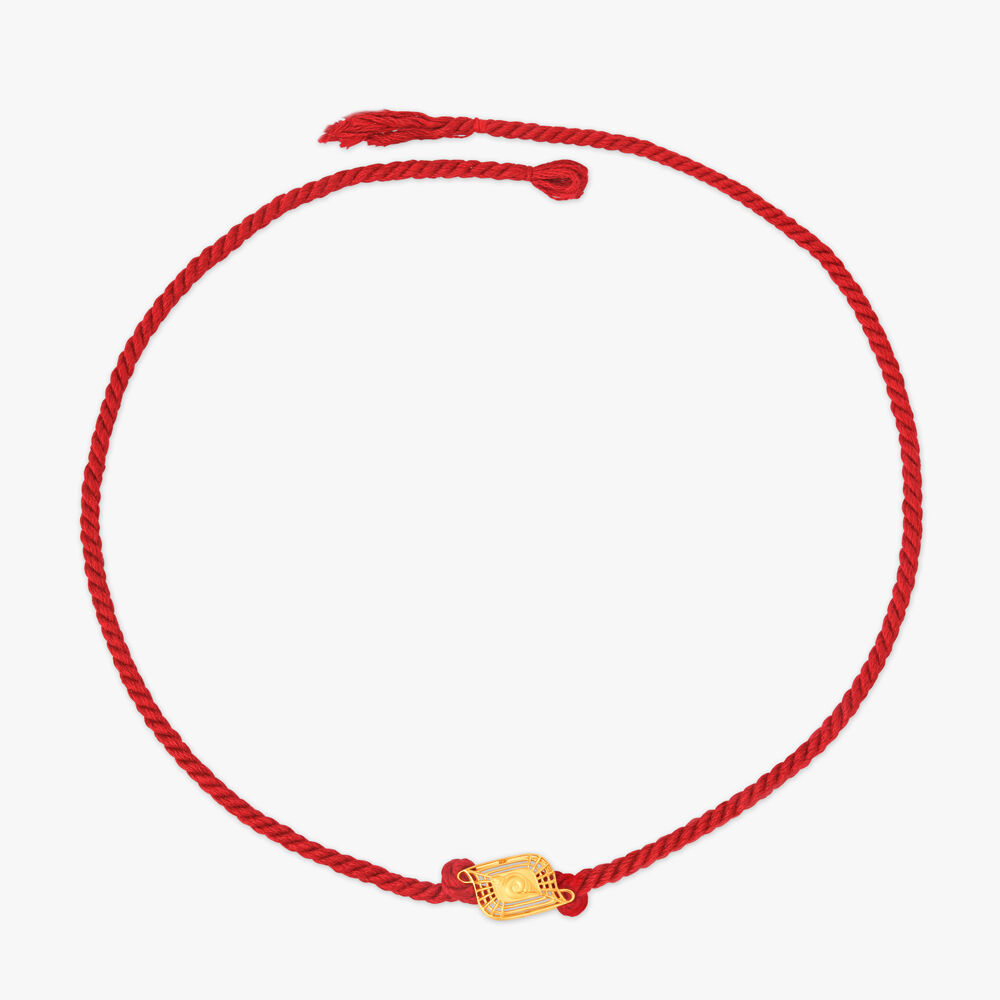 Serene Trimurti Rakhi Pendant