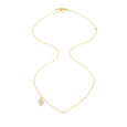 14KT Yellow Gold My Embrace Diamond Pendant With Chain,,hi-res image number null