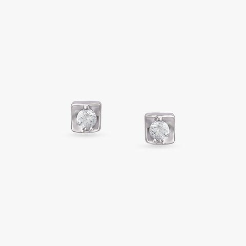 Glacier Glow Diamond Stud Earrings