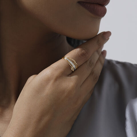 Radiant Balance Diamond Ring