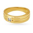 Contemporary 18 Karat Gold And Diamond Finger Ring,,hi-res image number null