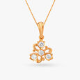 Floral Diamond Pendant,,hi-res image number null