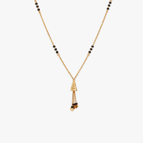 Tassel Cascade Gold Mangalsutra