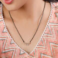 14 Karat Breathtaking Diamond Mangalsutra,,hi-res image number null