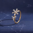 Twinkling Romance 14KT Diamond Finger Ring,,hi-res image number null