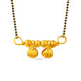 Glossy Gold Pendant with Orbs,,hi-res image number null