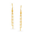 Tassel Gold Hoop Earrings,,hi-res image number null