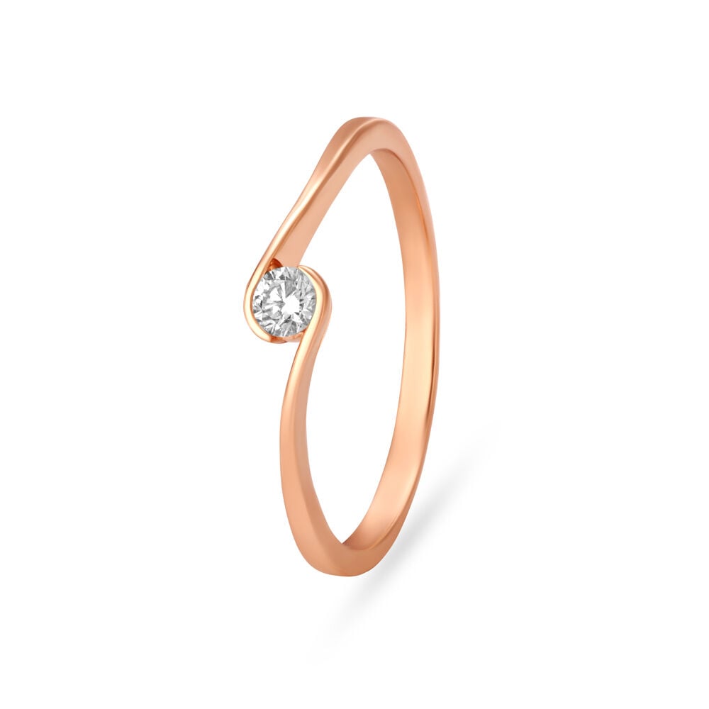 Tanishq rose gold discount rings