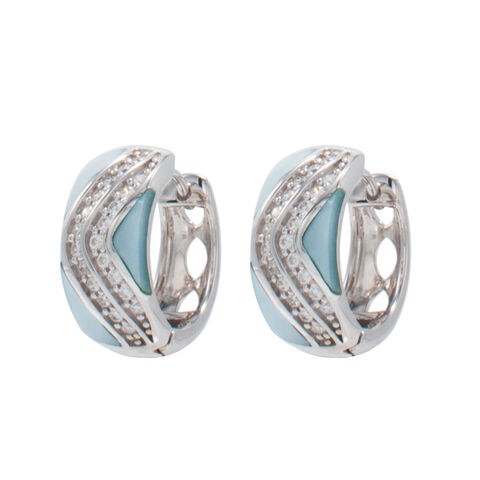 Movement-Inspired 92.5 Silver Hoop Earrings