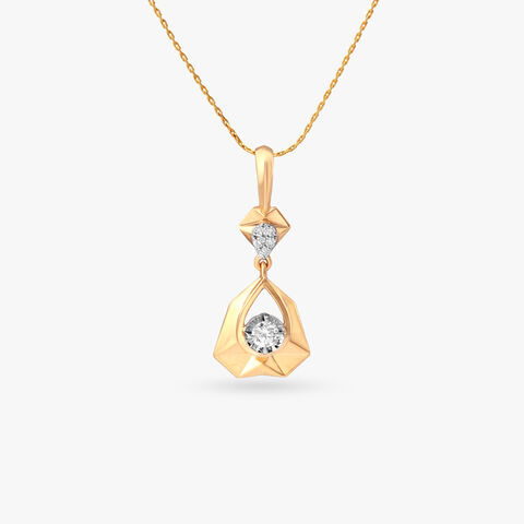Vertex Flow Diamond Pendant