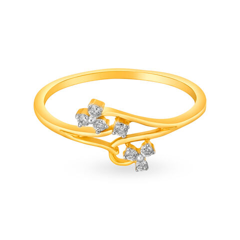Charming Clover Leaf Diamond Ring alternate view 1