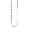 Modern Dual Tone Gold Chain For Men,,hi-res image number null