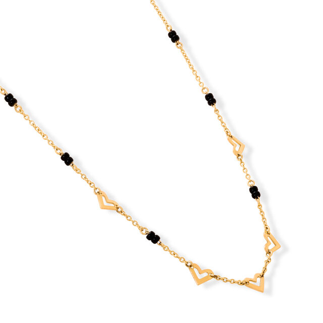 Mia Sutra DIY with Heart Shape Motif Multiple Stacking Charm Chain,,hi-res image number null