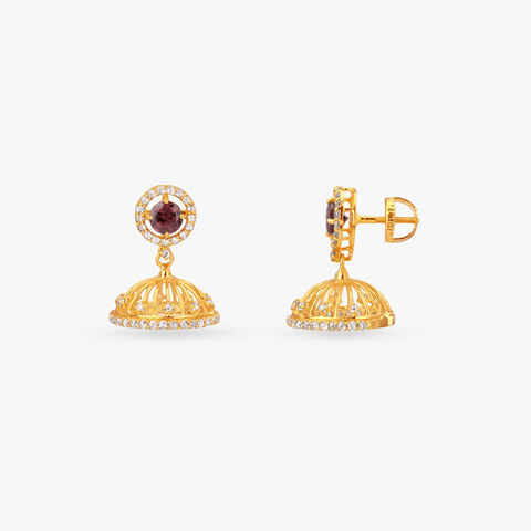 Halo Dome Jhumkas