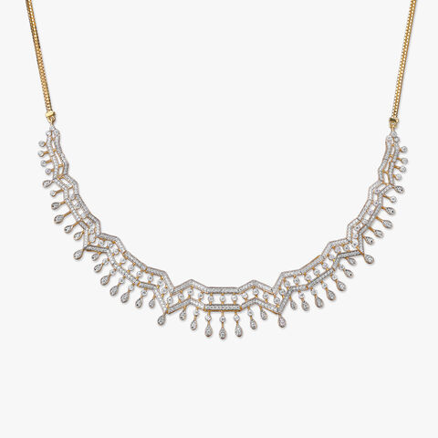 Raindrop Splendour Diamond Necklace Set