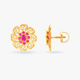 Inspiring Gold Stud Earrings,,hi-res image number null