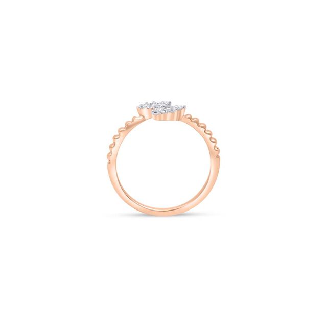 14 KT Rose Gold Elegant Ring,,hi-res image number null