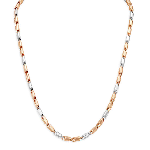 Dashing Dual Tone Gold Chain For Men,,hi-res image number null