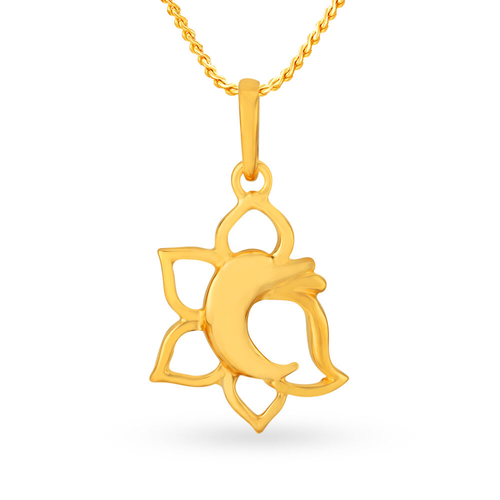 Divine 22 Karat Gold Ganesha Pendant