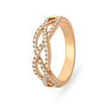 Dazzling Rose Gold and Diamond Ring for Party Wear,,hi-res image number null