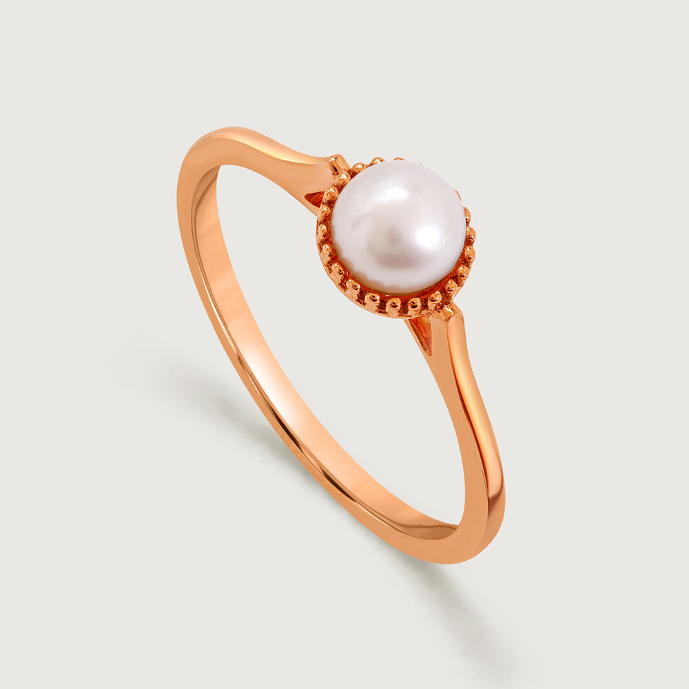 Pearl ring tanishq on sale