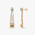 Enchanting Emerald and Diamond Earrings,,hi-res image number null