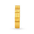 Elegant 22 Karat Yellow Gold Geometric Finger Ring,,hi-res image number null