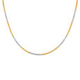 Dual Toned Gold Chain with Rhodium,,hi-res image number null