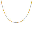 Dual Toned Gold Chain with Rhodium,,hi-res image number null