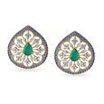 Enchanting 18 Karat Yellow Gold And Stone Studs,,hi-res image number null
