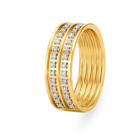 Bold Layers Diamond Ring