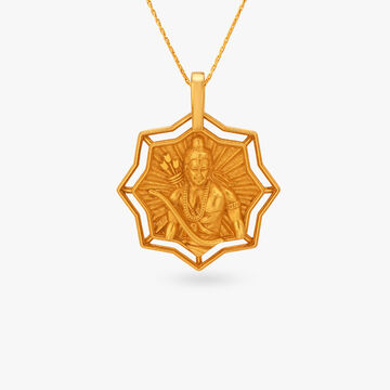 Carved Lord Ram Pendant
