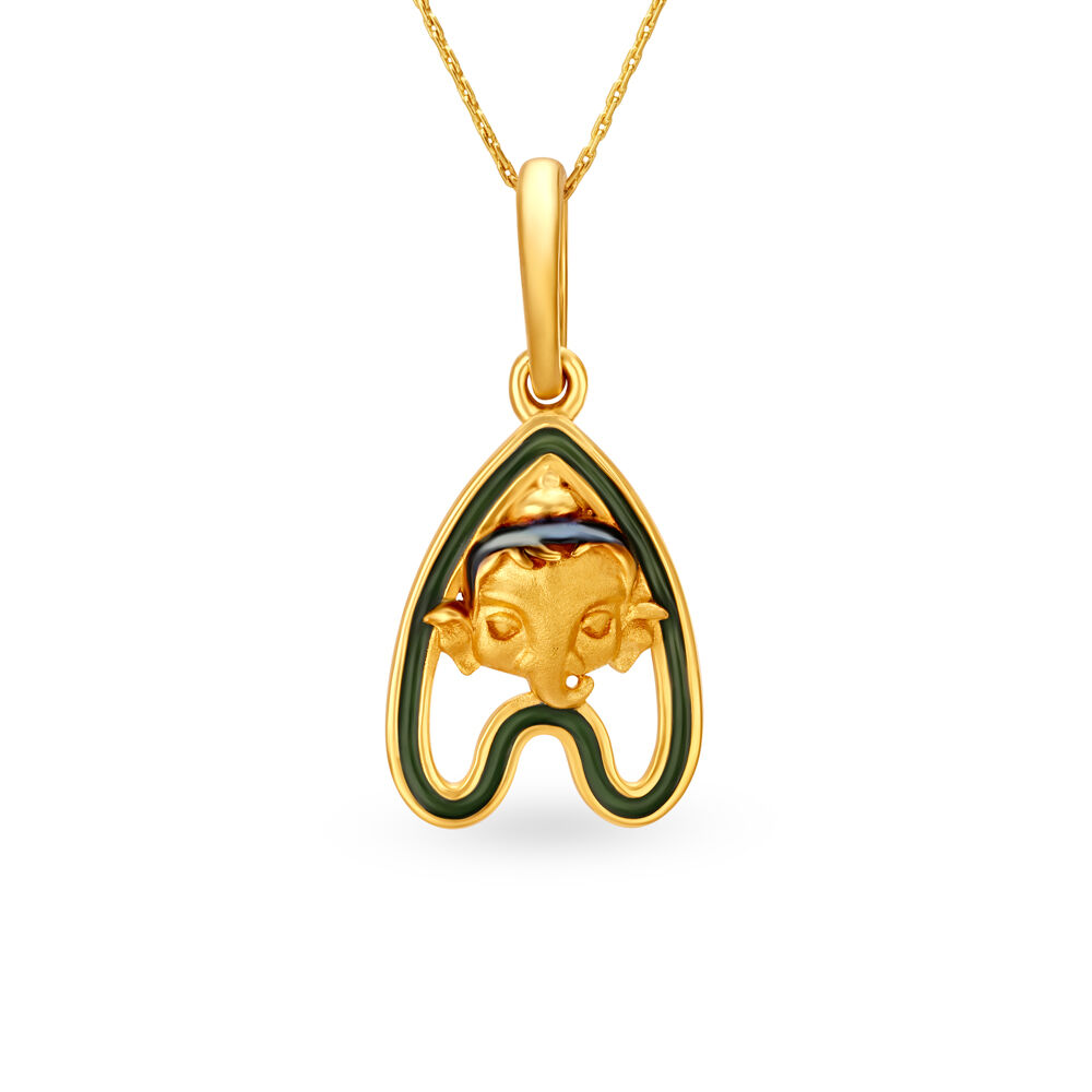 Tanishq letter discount pendant