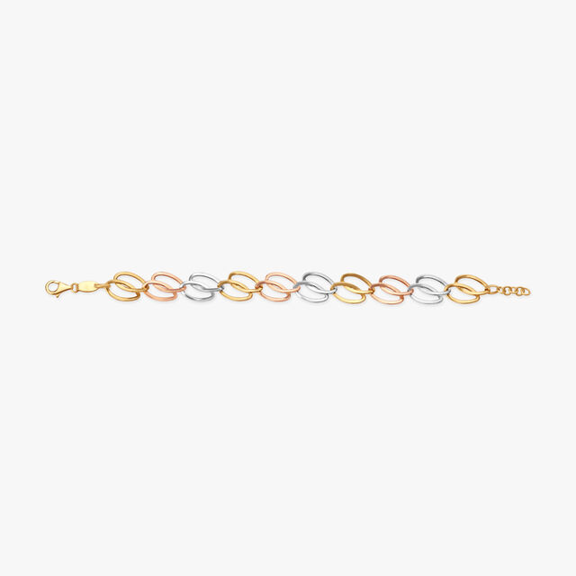 Zig-Zag Linked Bracelet,,hi-res image number null