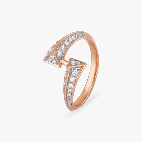 Sublime Crossover Diamond Ring