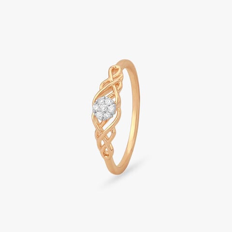 Infinity Weave Diamond Ring