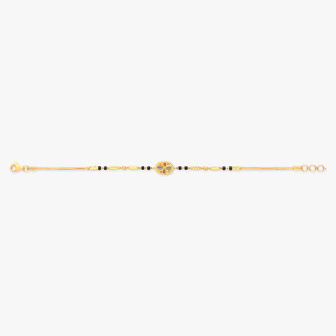 Radiant Wheel Gold Bracelet