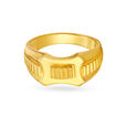 Rugged Style Gold Finger Ring For Men,,hi-res image number null