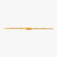 Charming Textured Floral Gold Bracelet for Kids,,hi-res image number null