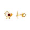 Quirky Birdie Stud Earrings for Kids,,hi-res image number null