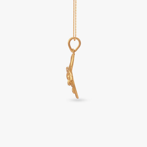 Blooming Grace Gold Pendant